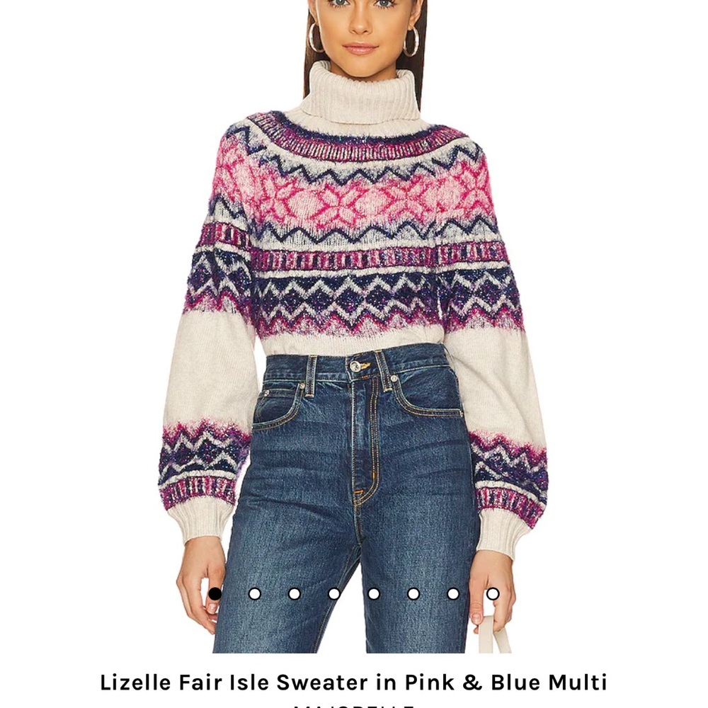 Majorelle Lizelle fairisle sweater